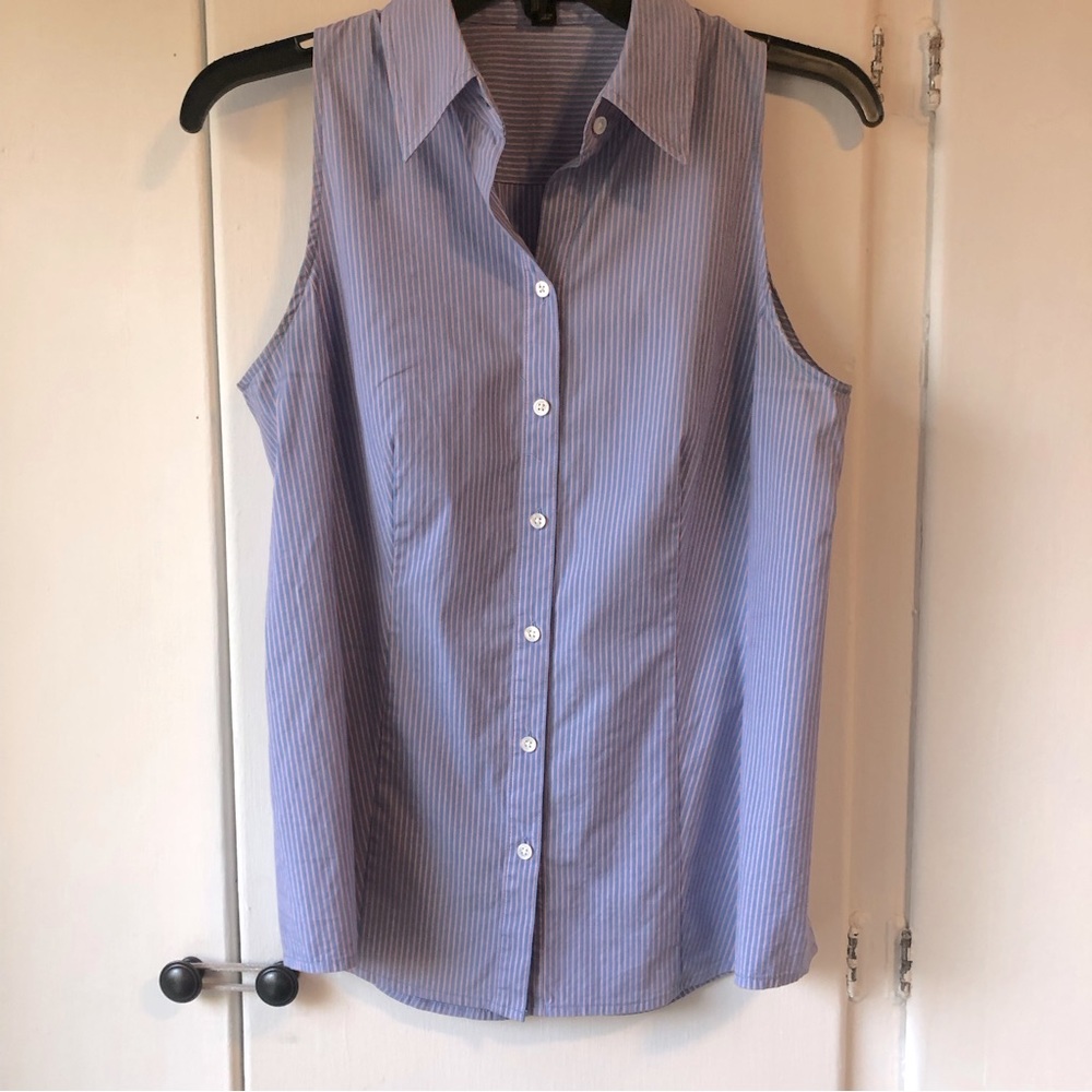 Ann Taylor button up tank